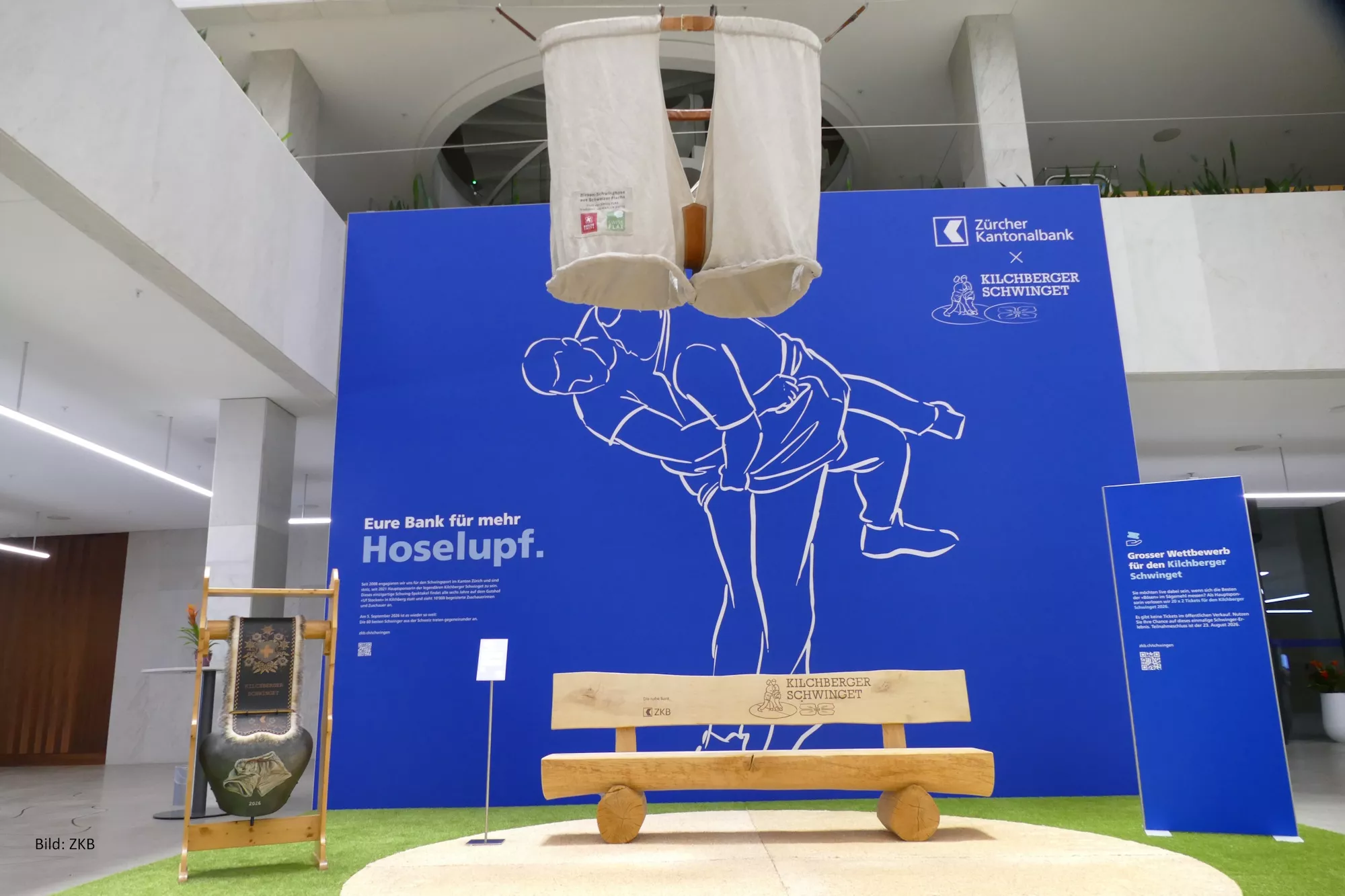 Hauptsponsorin ZKB
